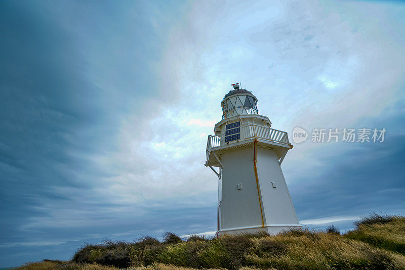 Waipapa Point灯塔，南岛，新西兰